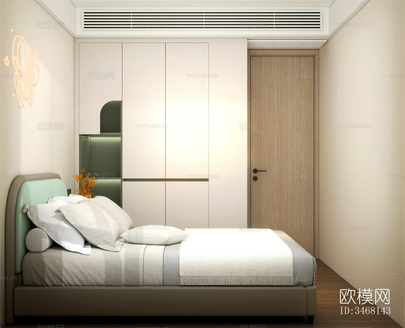 现代大平层效果图下载（渲染图13）