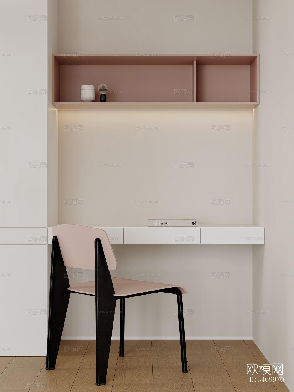 现代平层效果图下载（渲染图5）