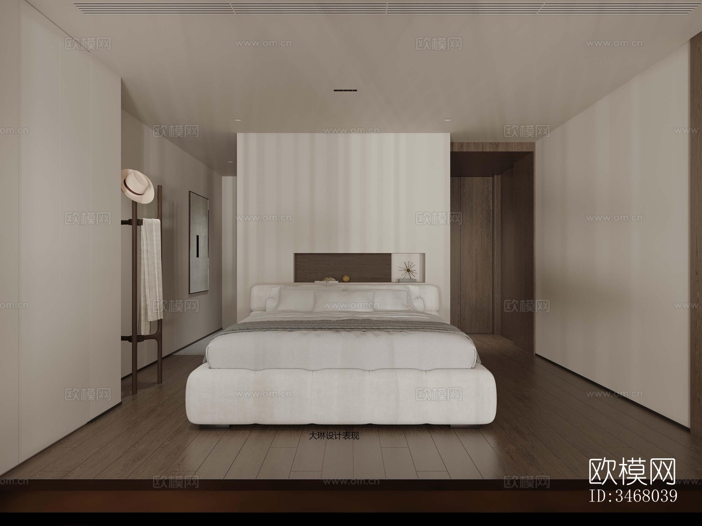 现代大平层效果图下载（渲染图4）