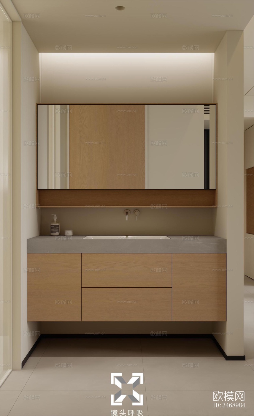 现代平层效果图下载（渲染图1）