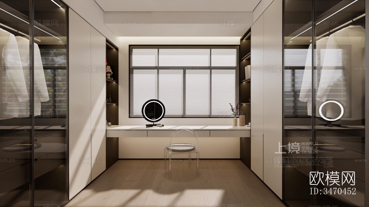 现代平层效果图下载（渲染图4）