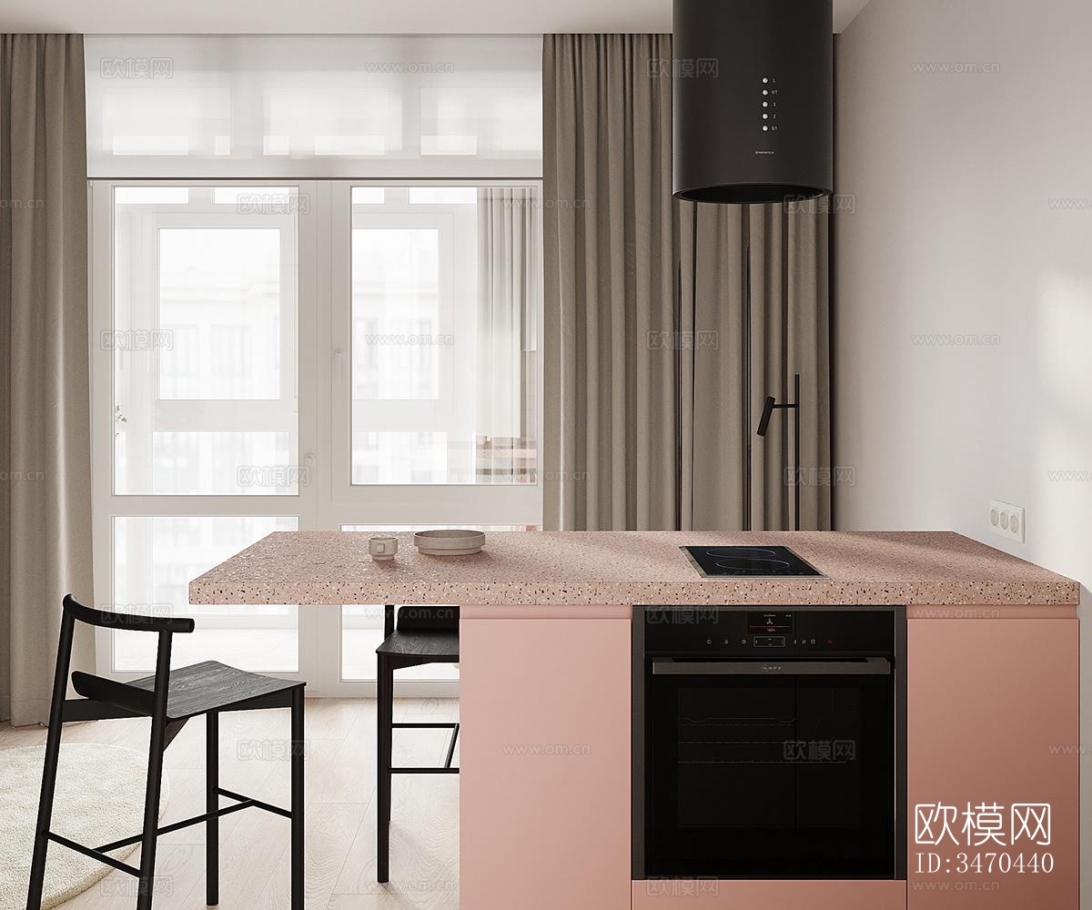 现代平层效果图下载（渲染图15）