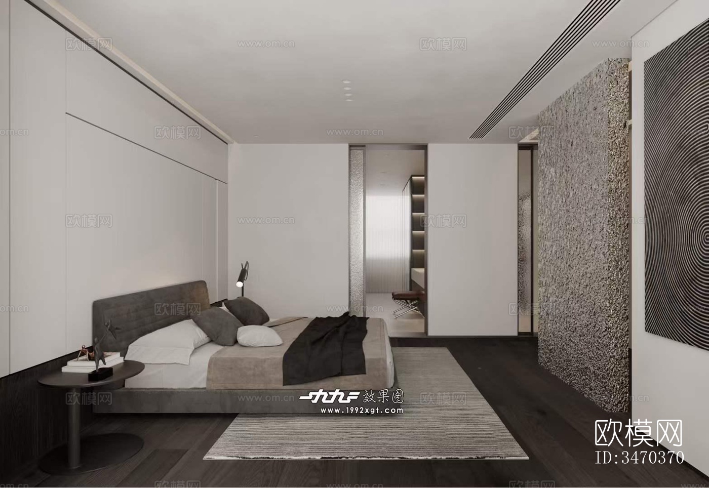 现代平层效果图下载（渲染图5）