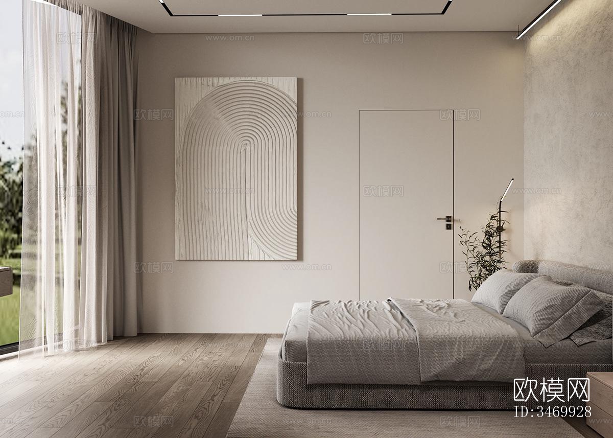 现代平层效果图下载（渲染图4）