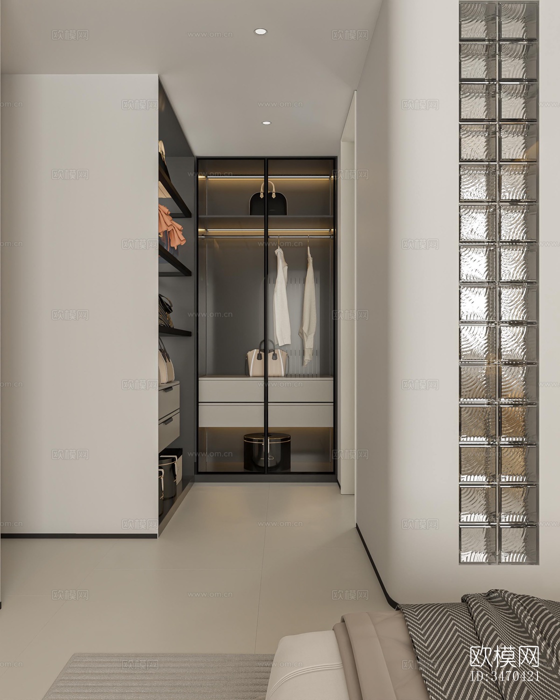 现代平层效果图下载（渲染图3）