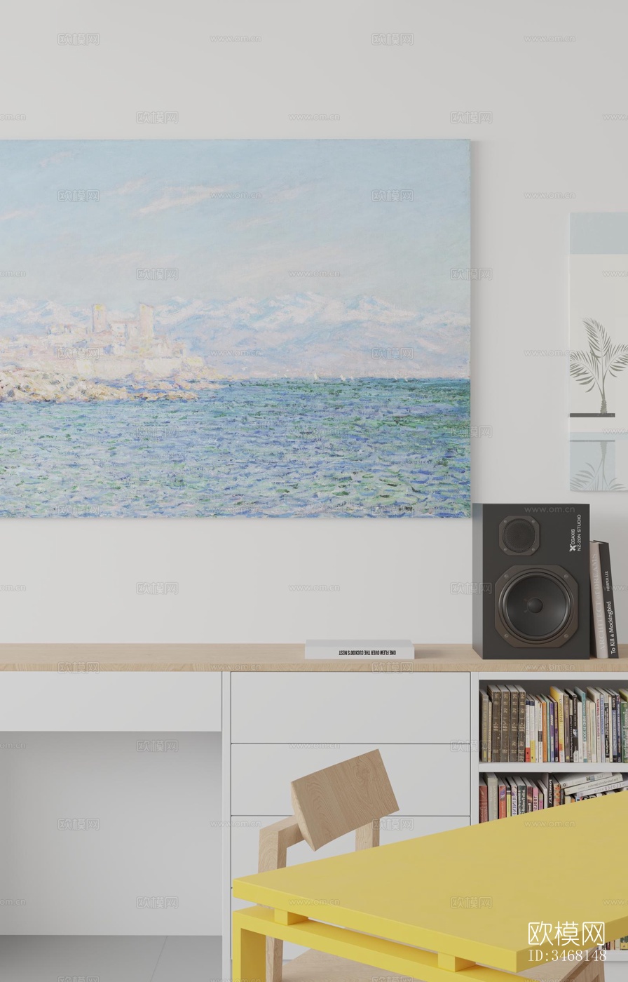 现代大平层效果图下载（渲染图13）