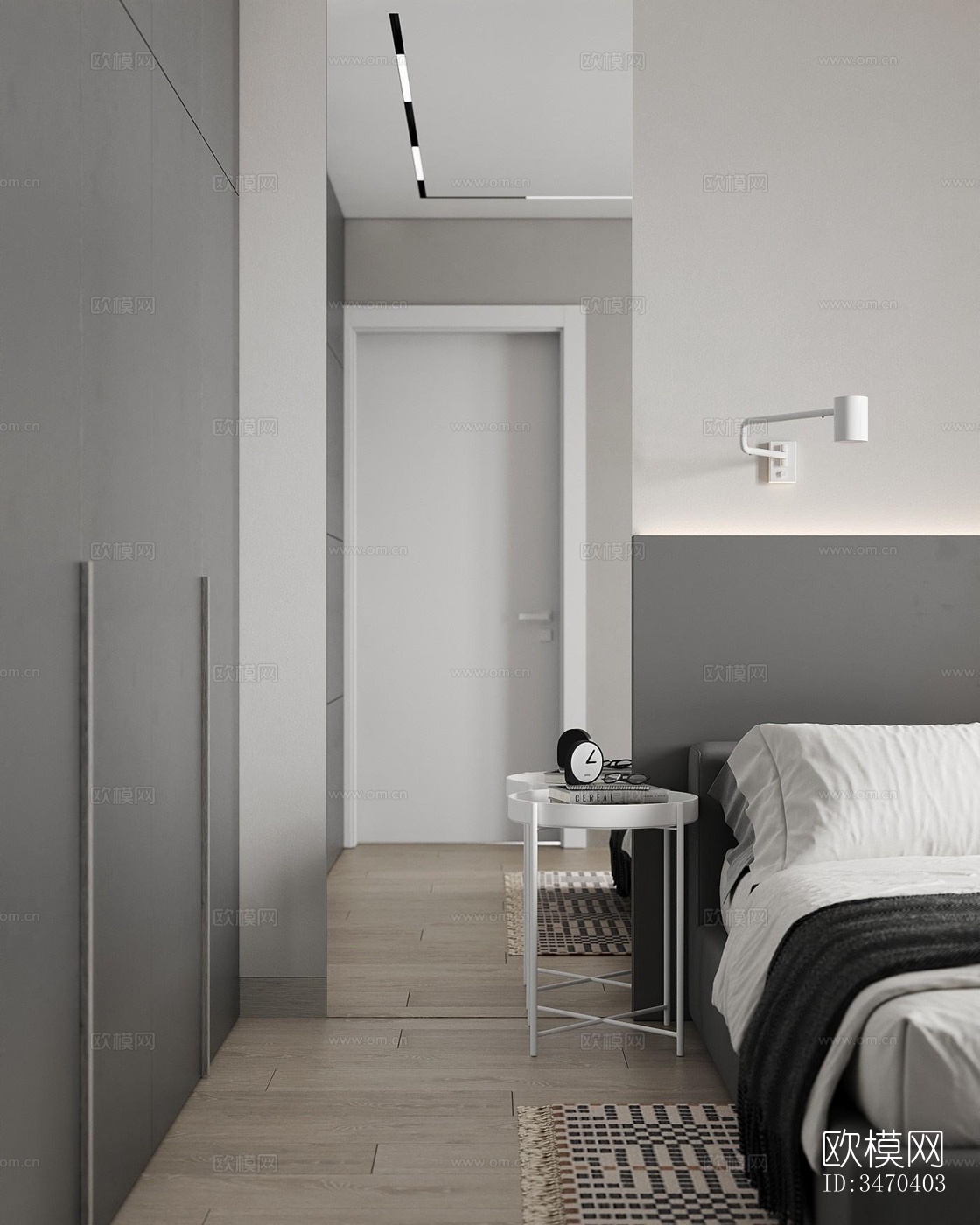 现代平层效果图下载（渲染图4）