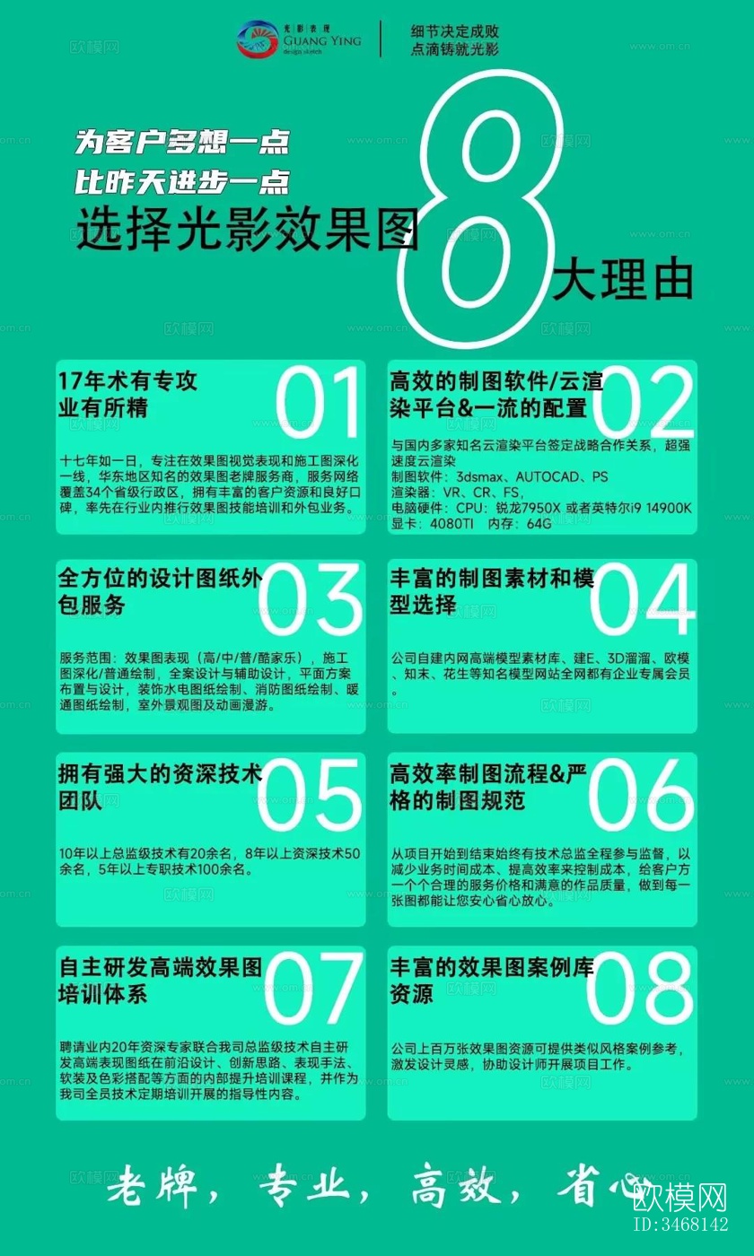 现代大平层效果图下载（渲染图5）