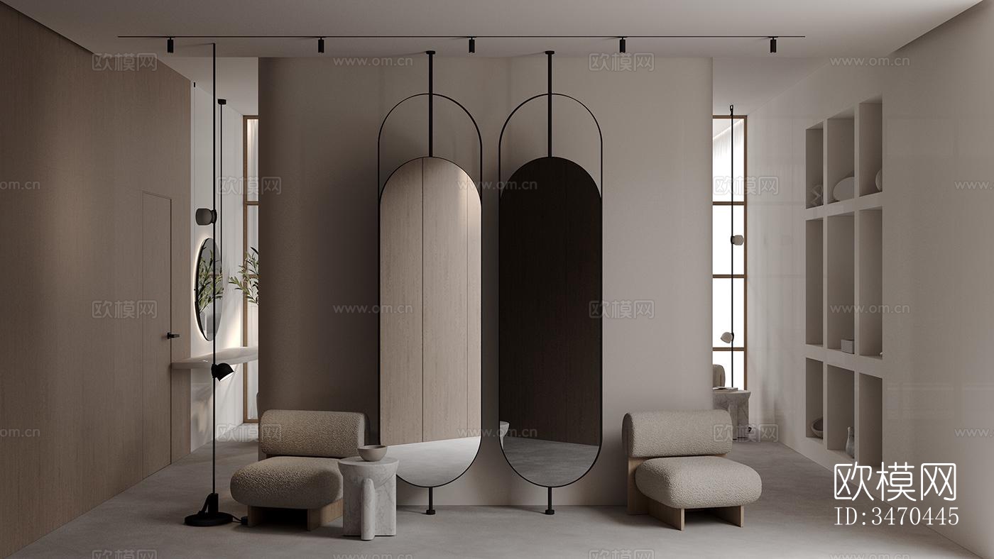 现代平层效果图下载（渲染图4）