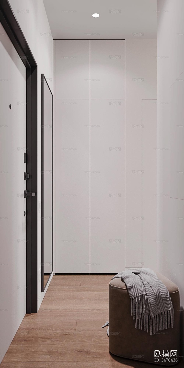 现代平层效果图下载（渲染图15）