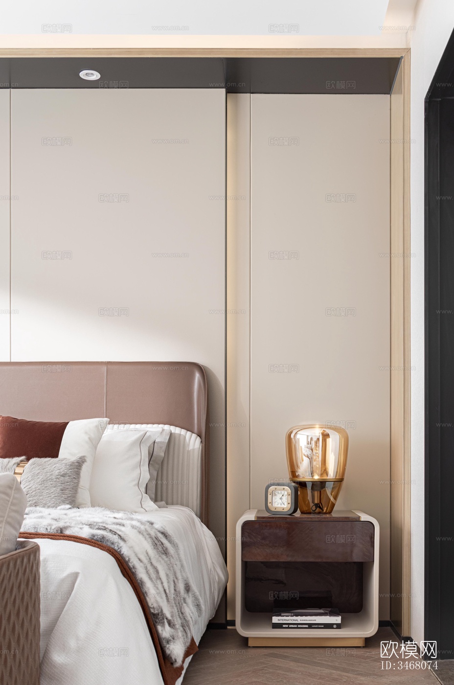 现代大平层效果图下载（渲染图4）