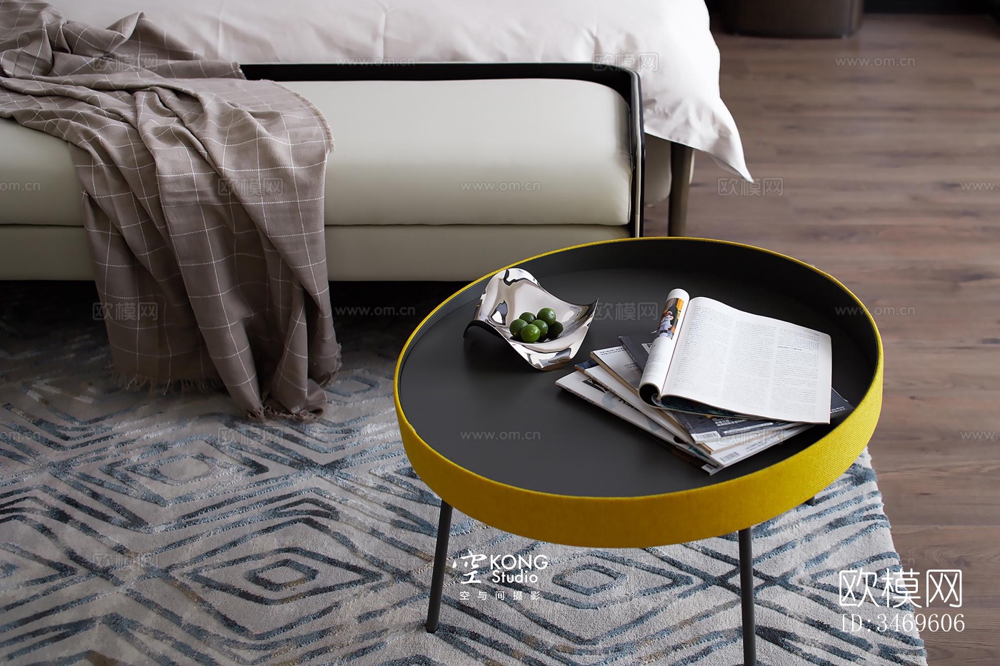 现代平层效果图下载（渲染图14）