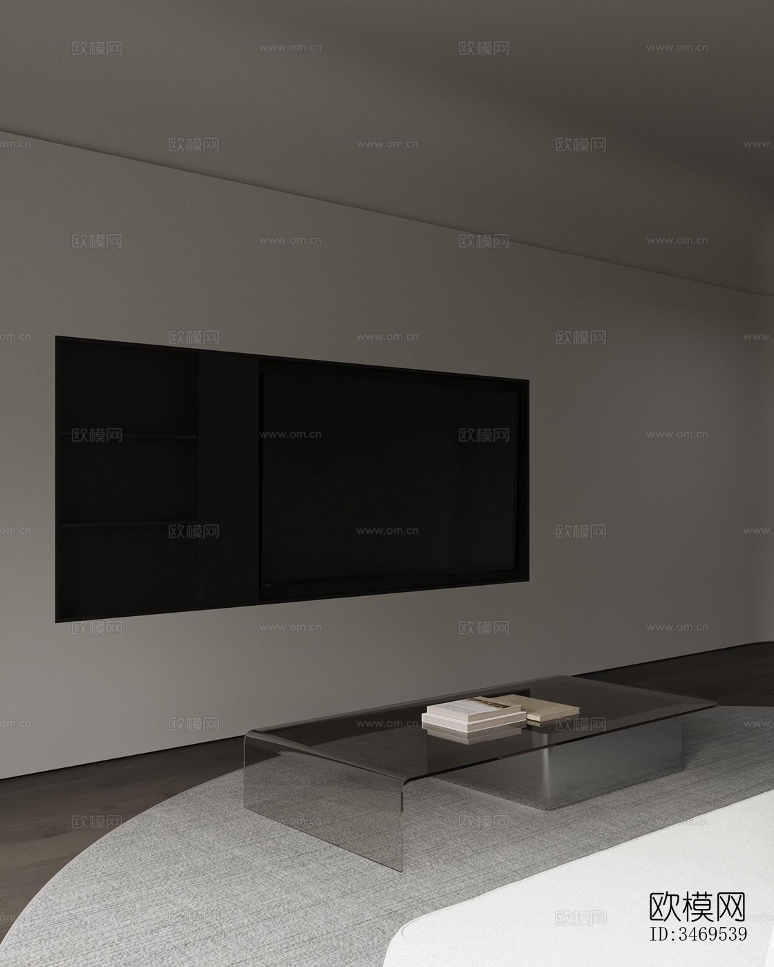 现代平层效果图下载（渲染图17）