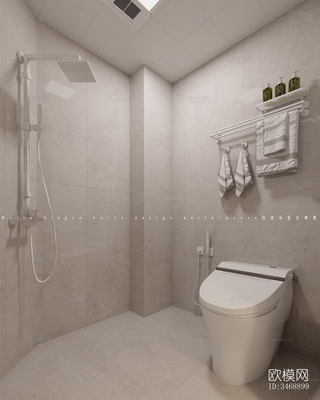 现代平层效果图下载（渲染图4）