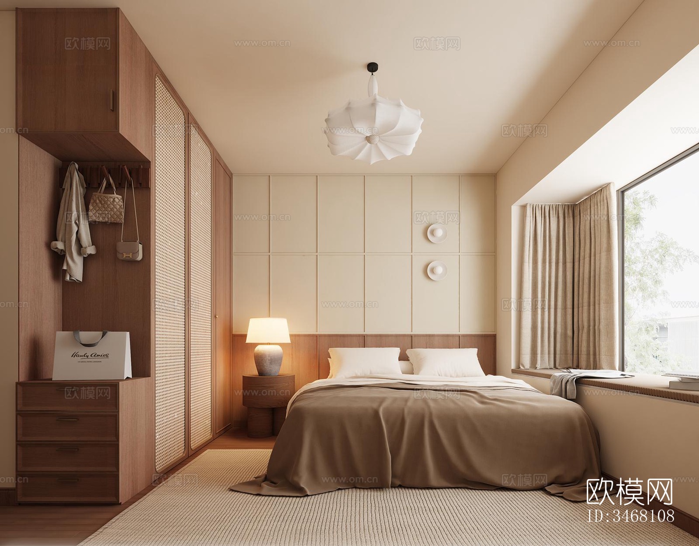 现代大平层效果图下载（渲染图10）