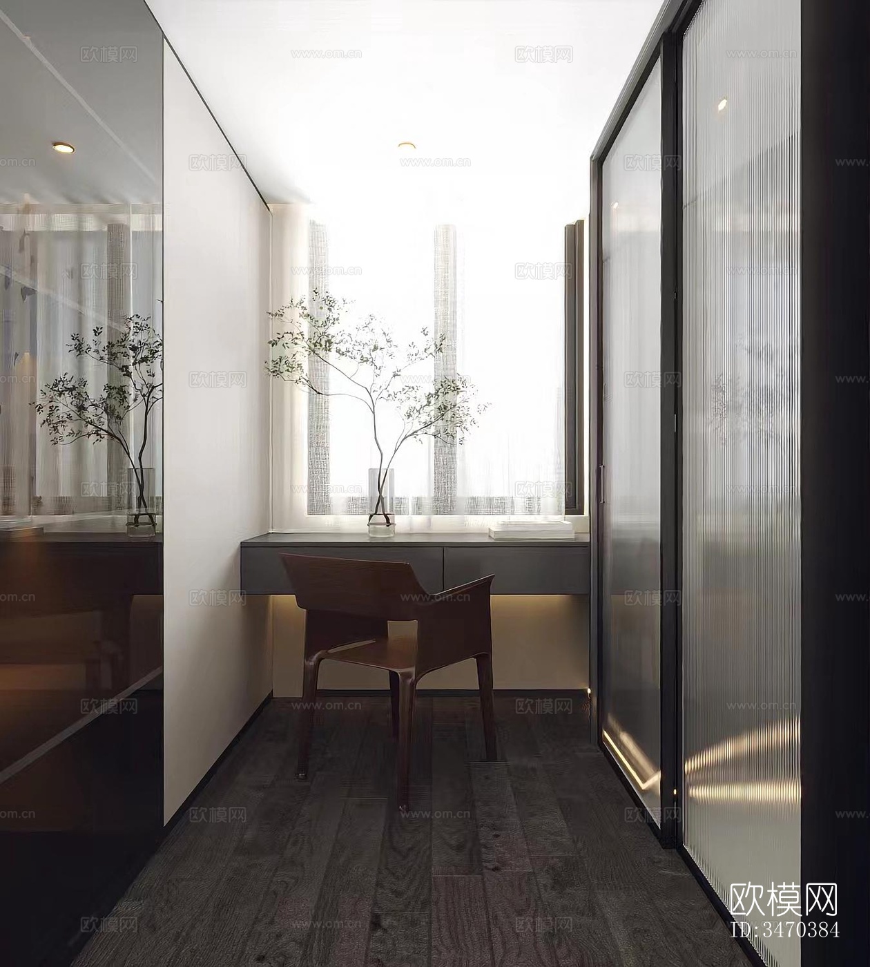 现代平层效果图下载（渲染图6）