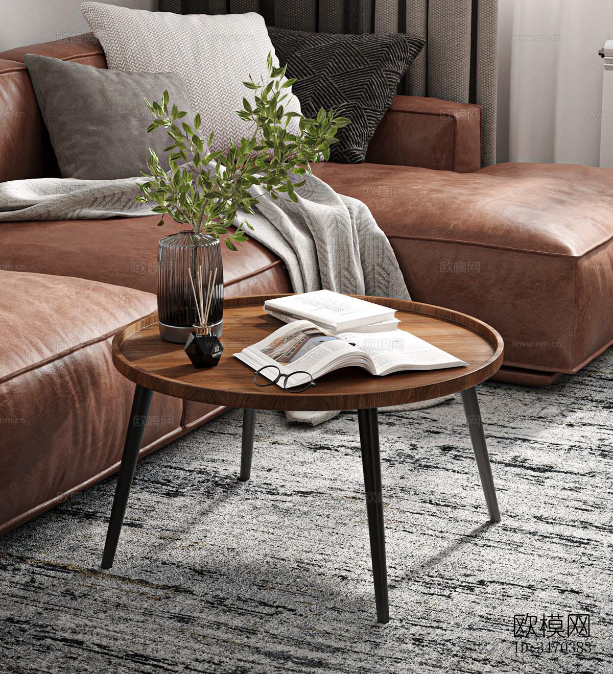 现代平层效果图下载（渲染图8）