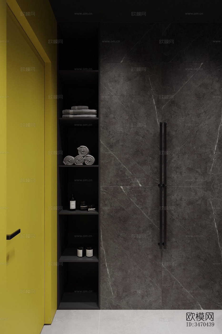 现代平层效果图下载（渲染图5）