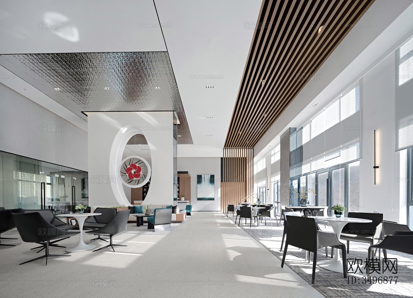 现代售楼处效果图下载（渲染图8）