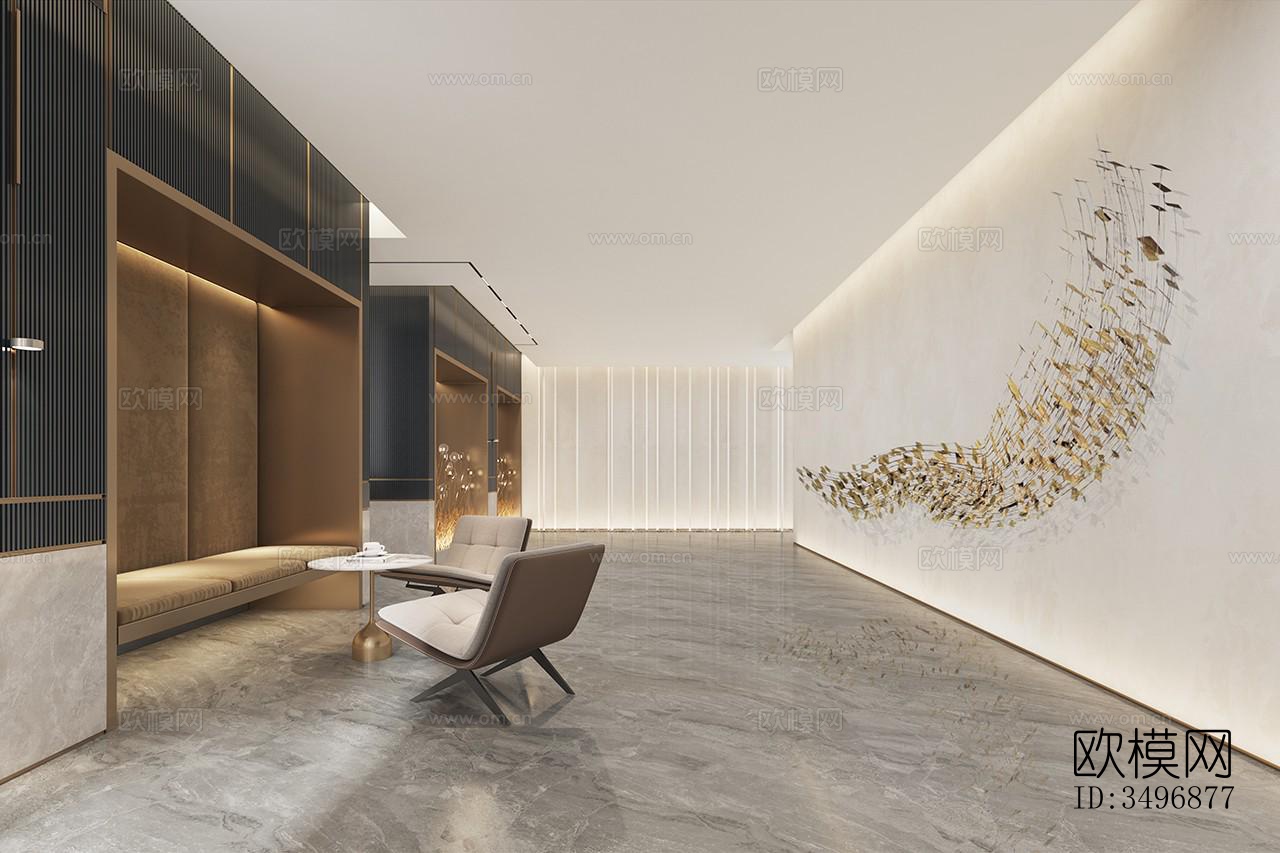 现代售楼处效果图下载（渲染图3）