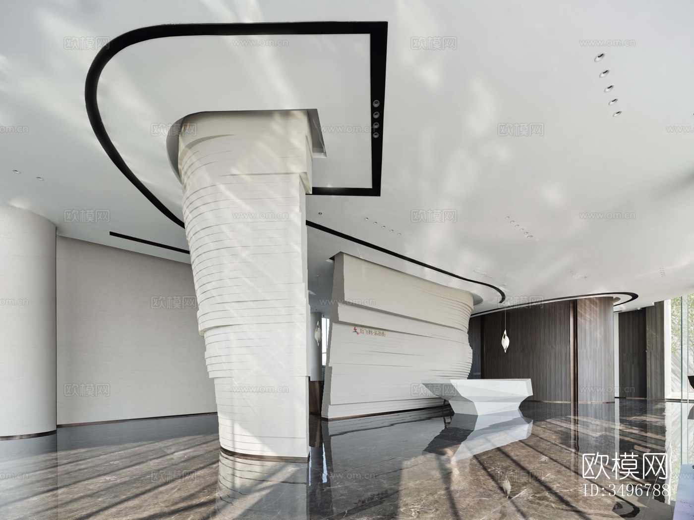 现代售楼处效果图下载（渲染图16）