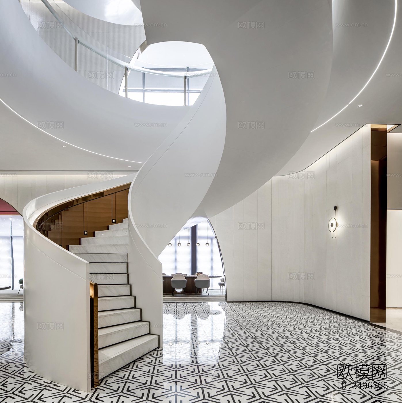 现代售楼处效果图下载（渲染图16）