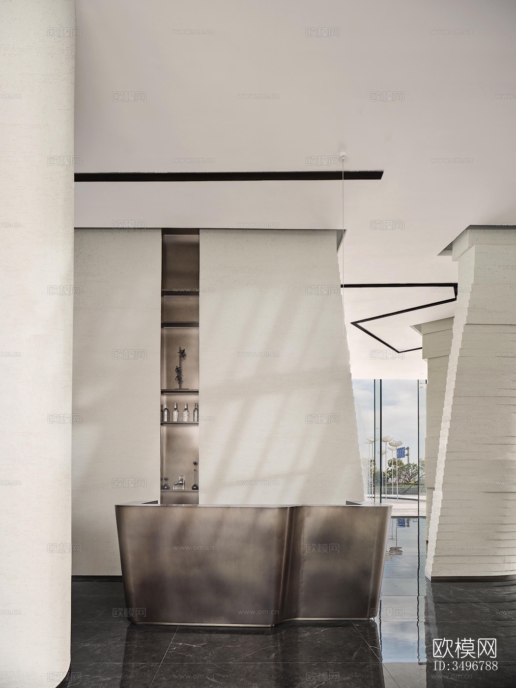 现代售楼处效果图下载（渲染图17）