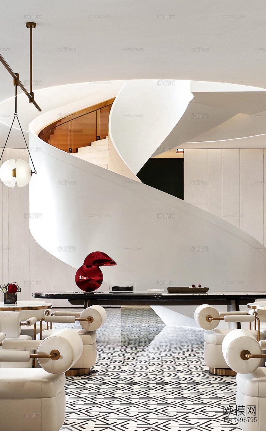 现代售楼处效果图下载（渲染图4）