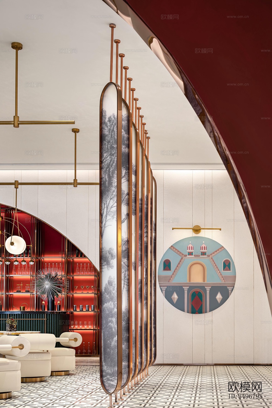 现代售楼处效果图下载（渲染图7）