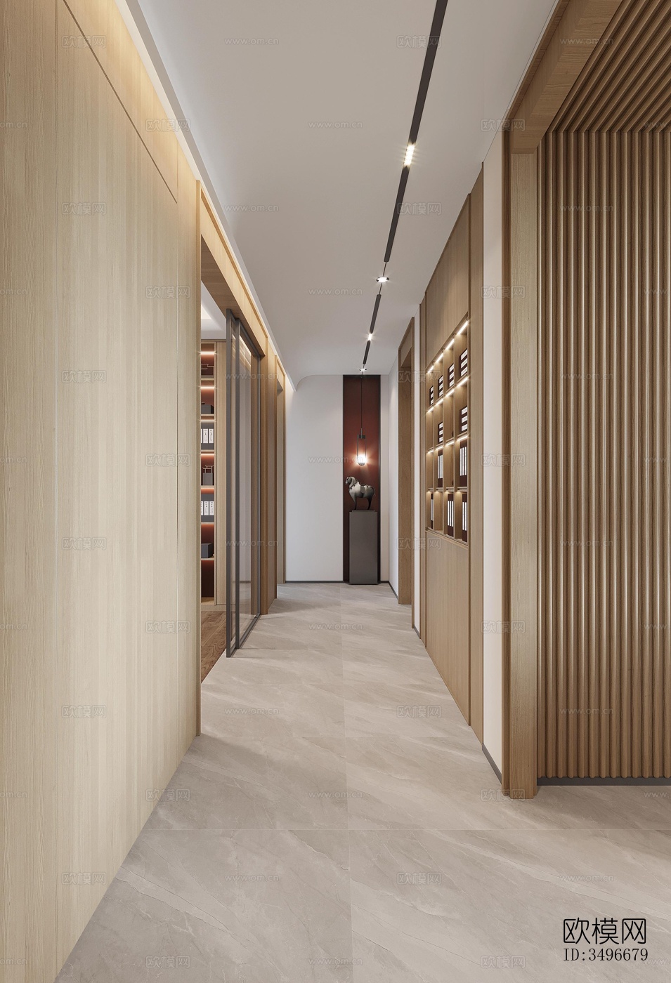 新中式售楼处效果图下载（渲染图9）