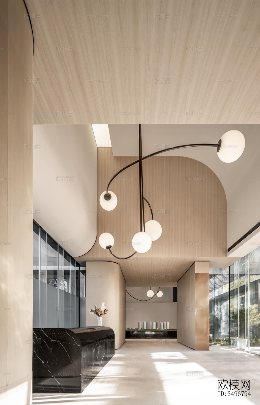 现代售楼处效果图下载（渲染图16）