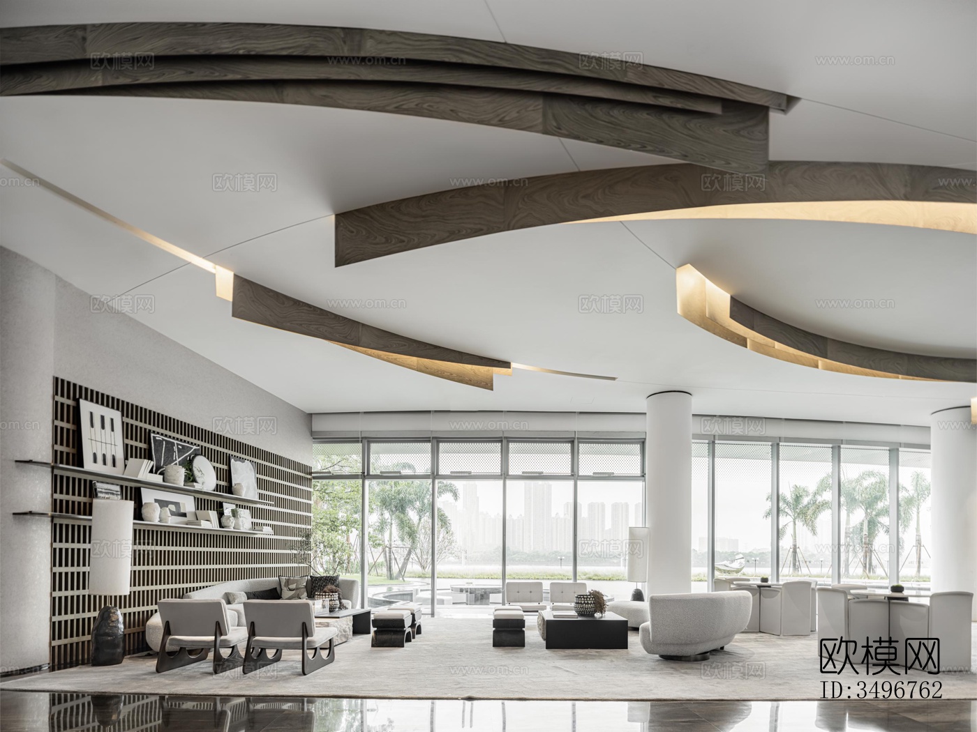 现代售楼处效果图下载（渲染图20）