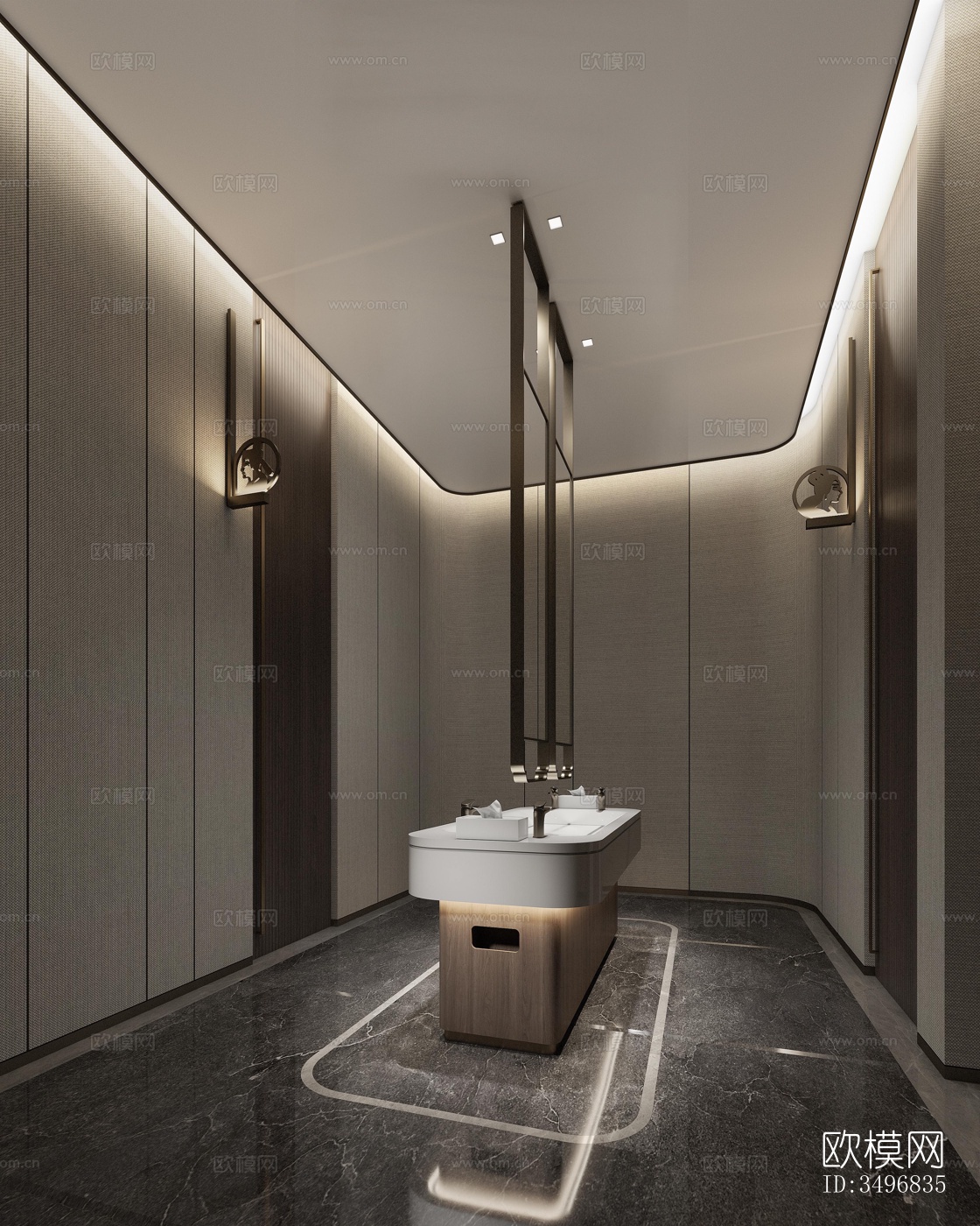 现代售楼处效果图下载（渲染图8）