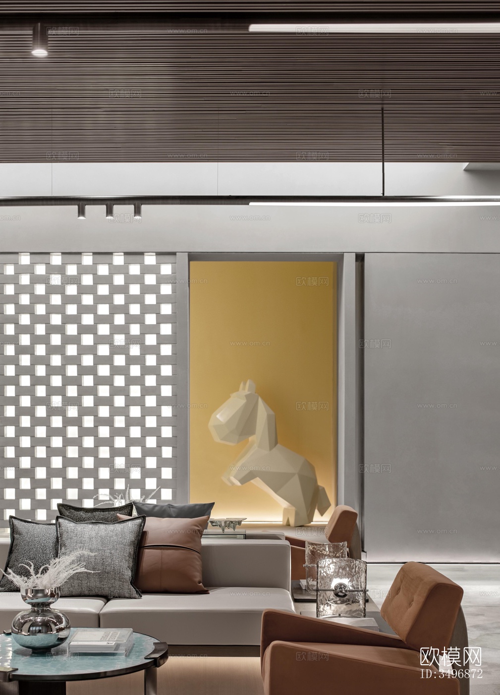 现代售楼处效果图下载（渲染图15）