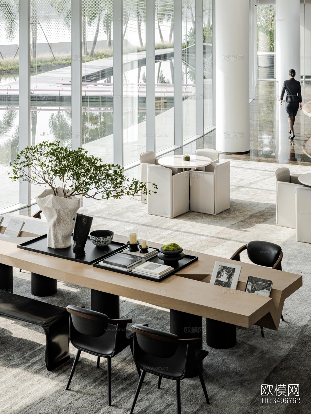 现代售楼处效果图下载（渲染图11）