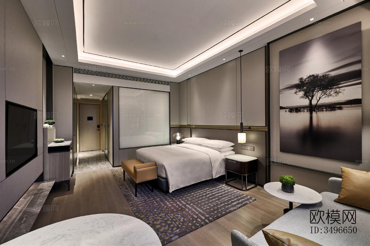 新中式售楼处效果图下载（渲染图8）