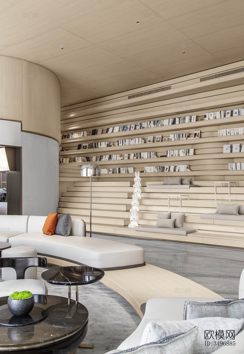 现代售楼处效果图下载（渲染图5）