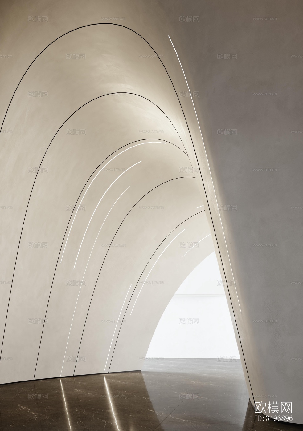 现代售楼处效果图下载（渲染图6）