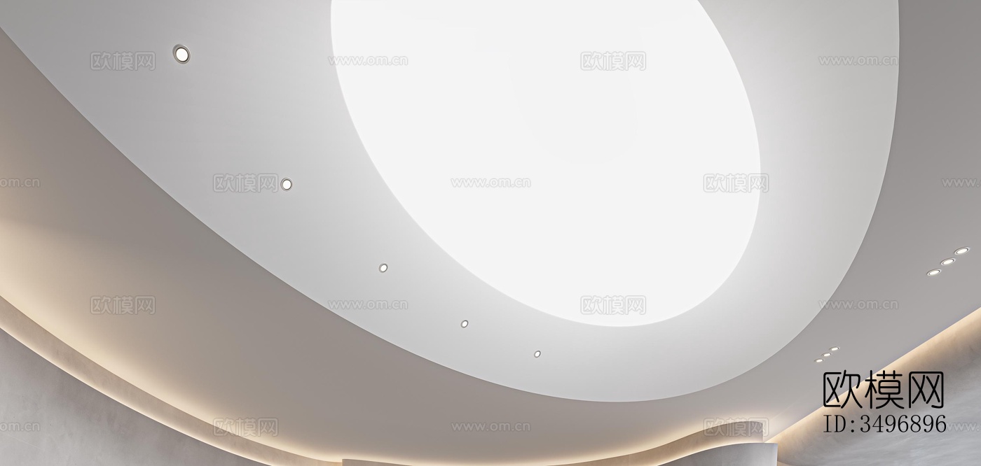 现代售楼处效果图下载（渲染图7）