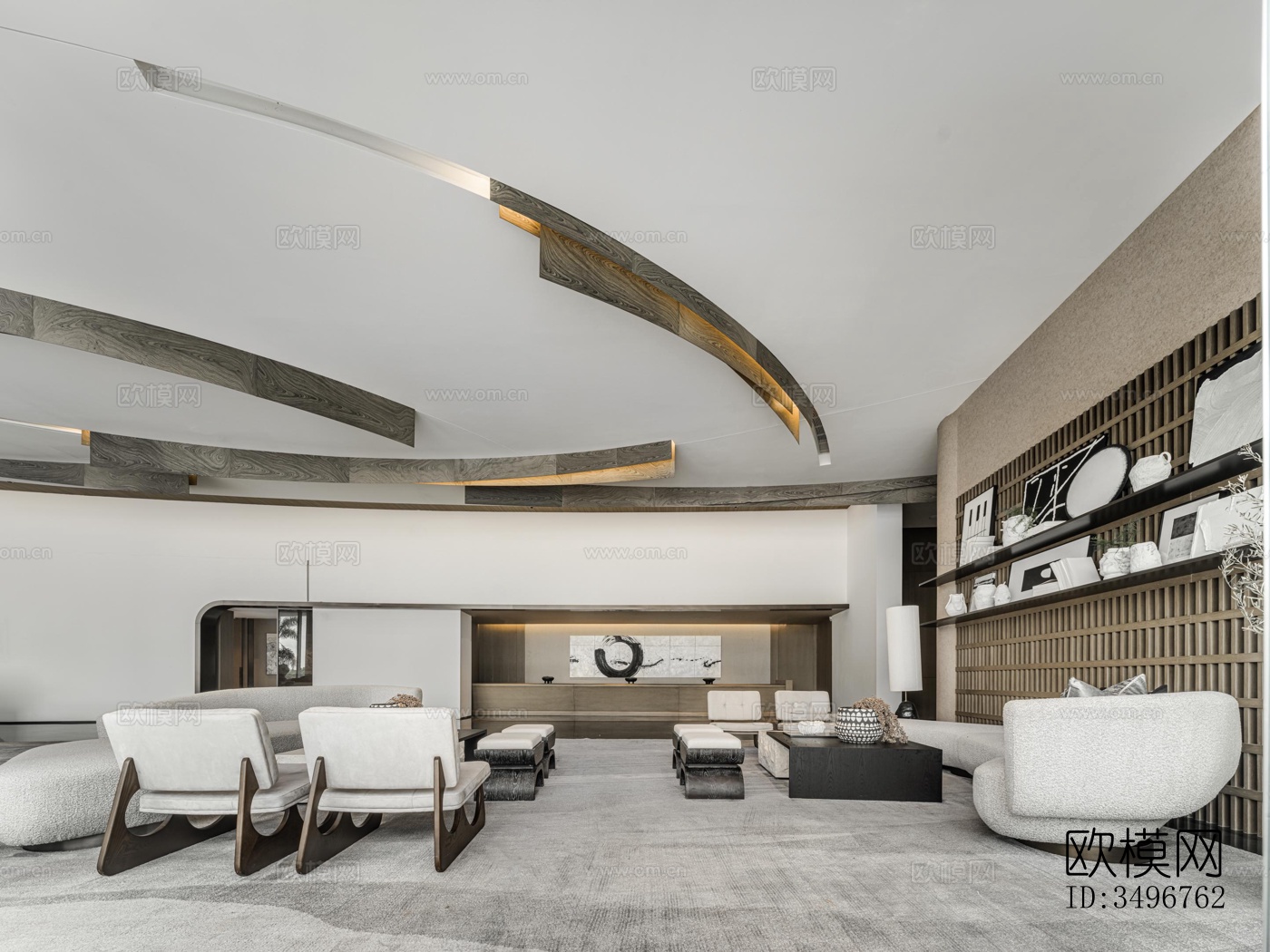 现代售楼处效果图下载（渲染图13）