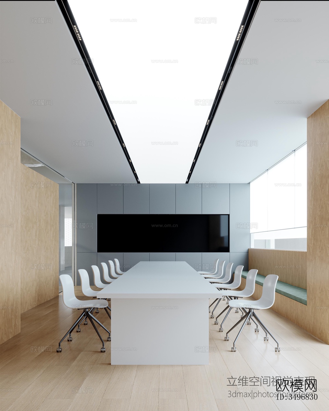 现代售楼处效果图下载（渲染图7）