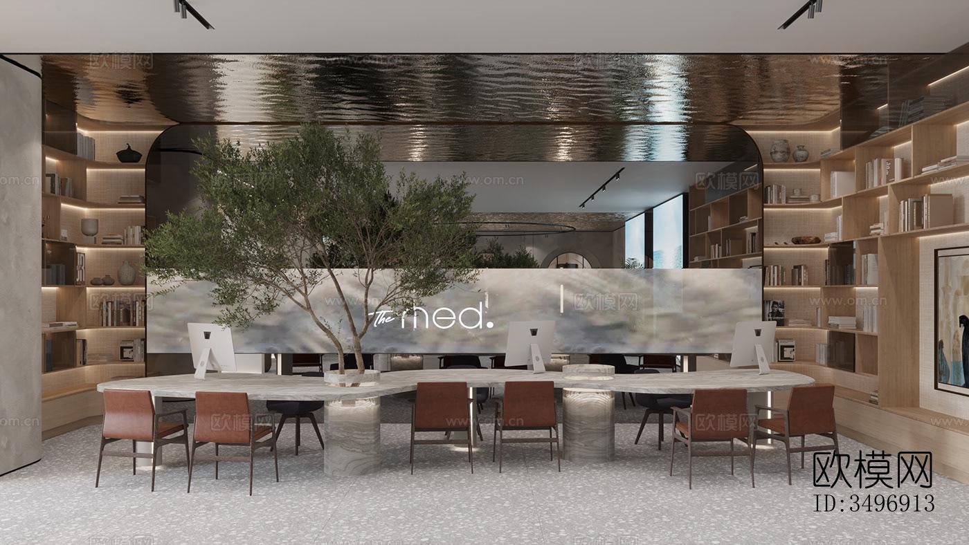 现代售楼处效果图下载（渲染图12）