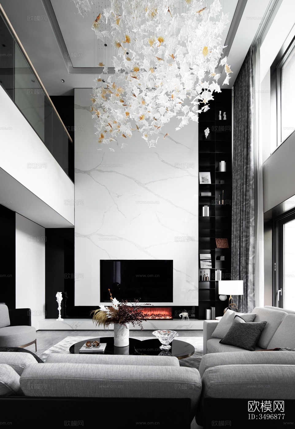 现代售楼处效果图下载（渲染图5）