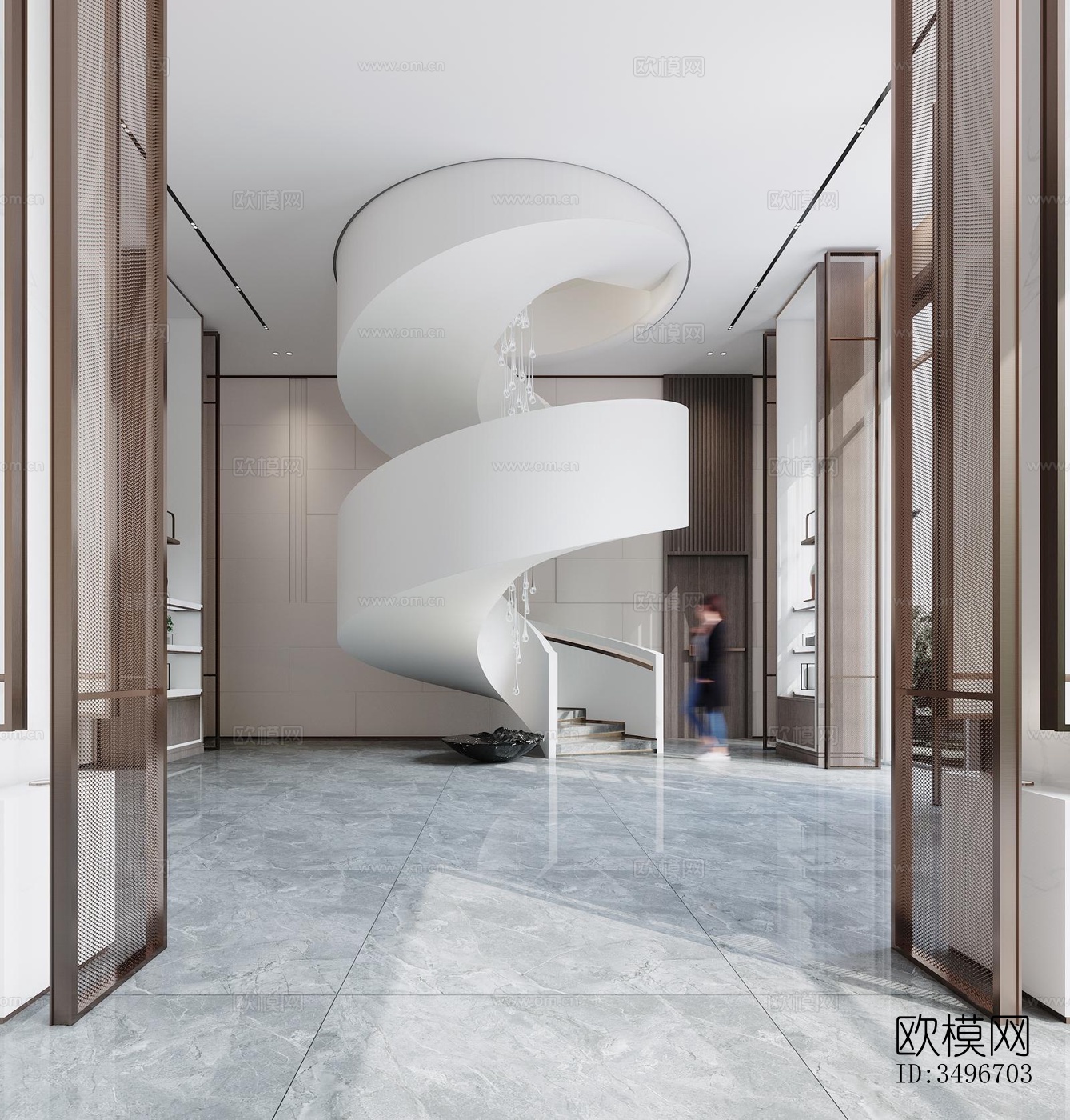 新中式售楼处效果图下载（渲染图6）