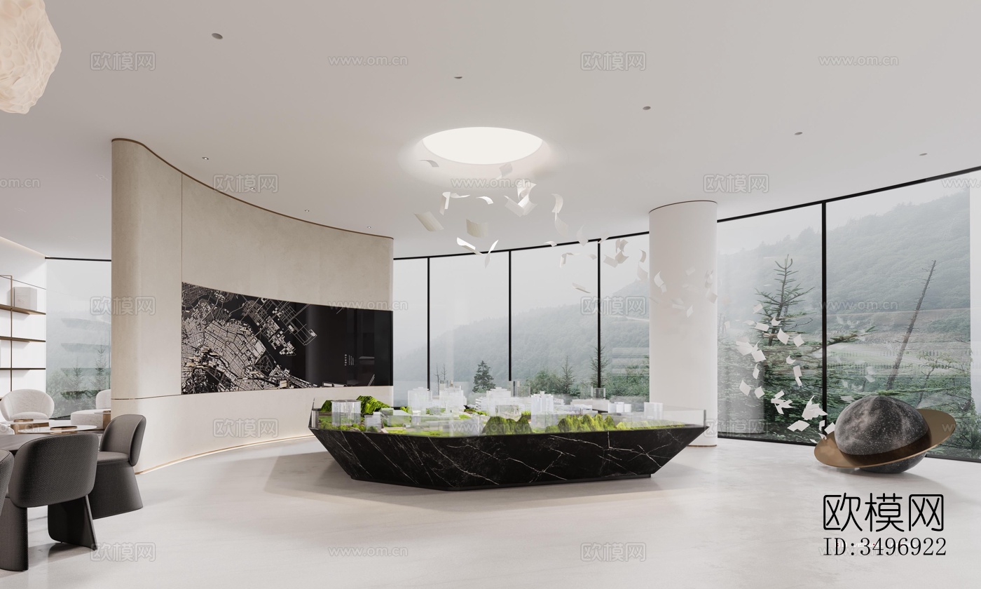 现代售楼处效果图下载（渲染图18）