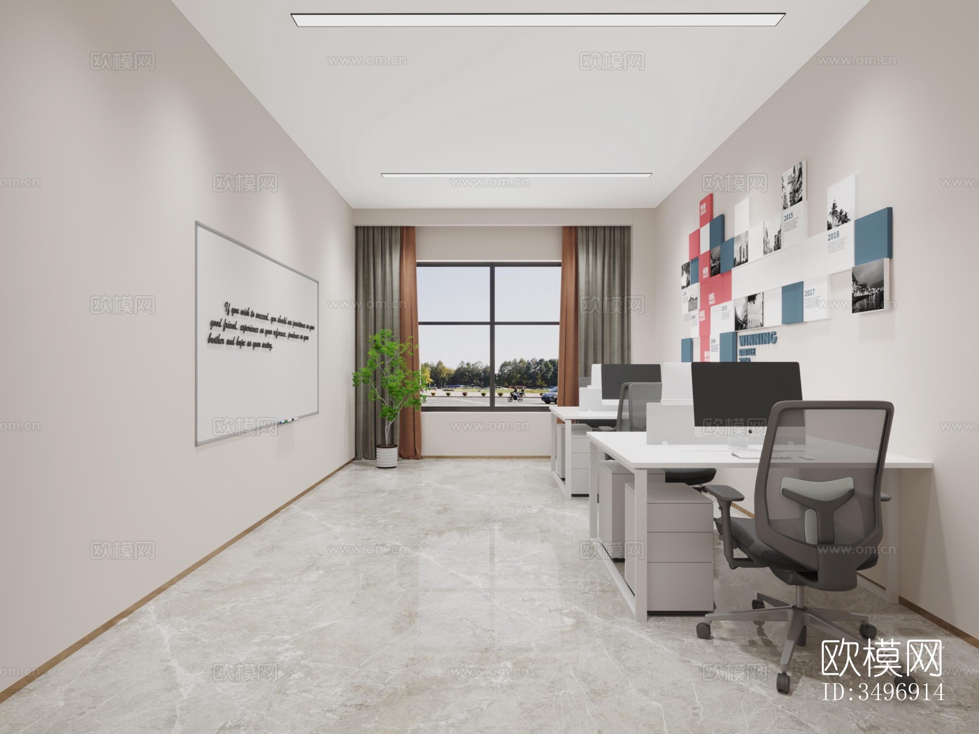 现代售楼处效果图下载（渲染图3）