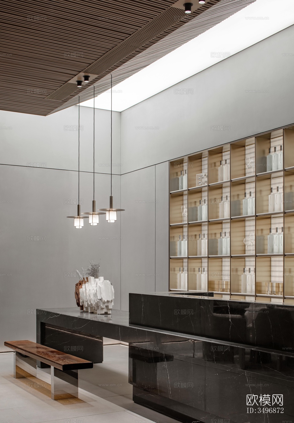 现代售楼处效果图下载（渲染图12）