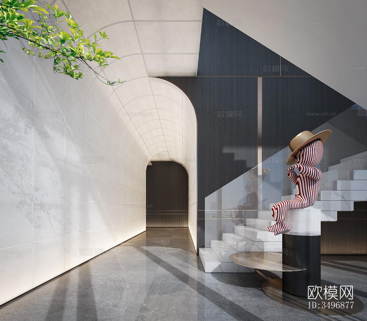 现代售楼处效果图下载（渲染图4）