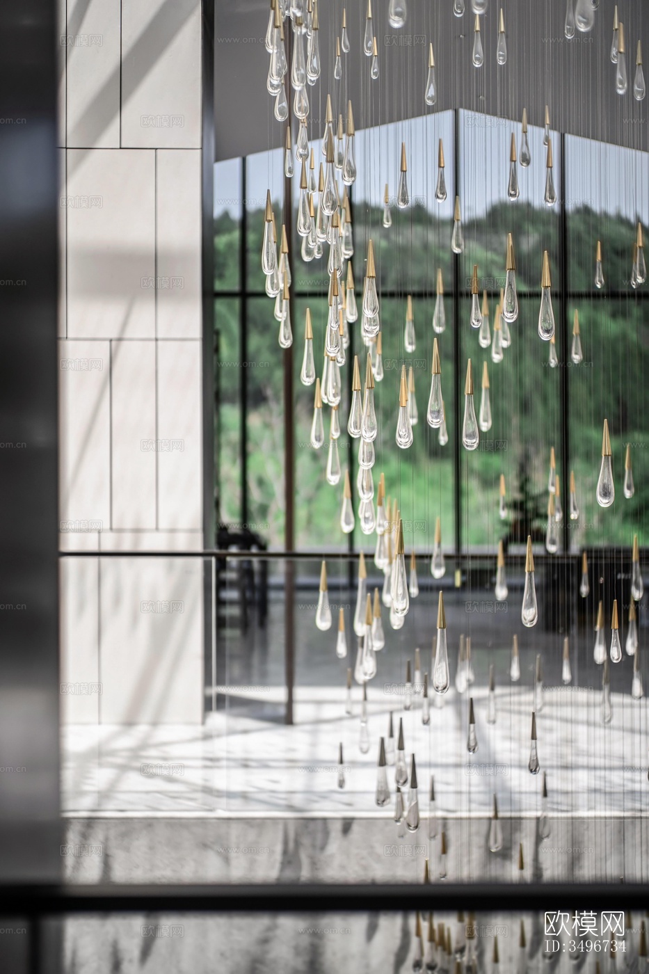 新中式售楼处效果图下载（渲染图6）