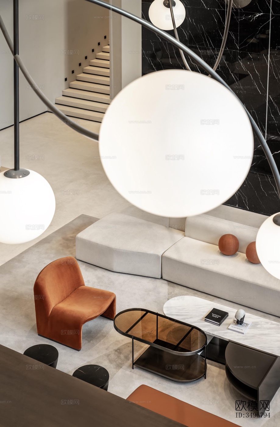 现代售楼处效果图下载（渲染图5）